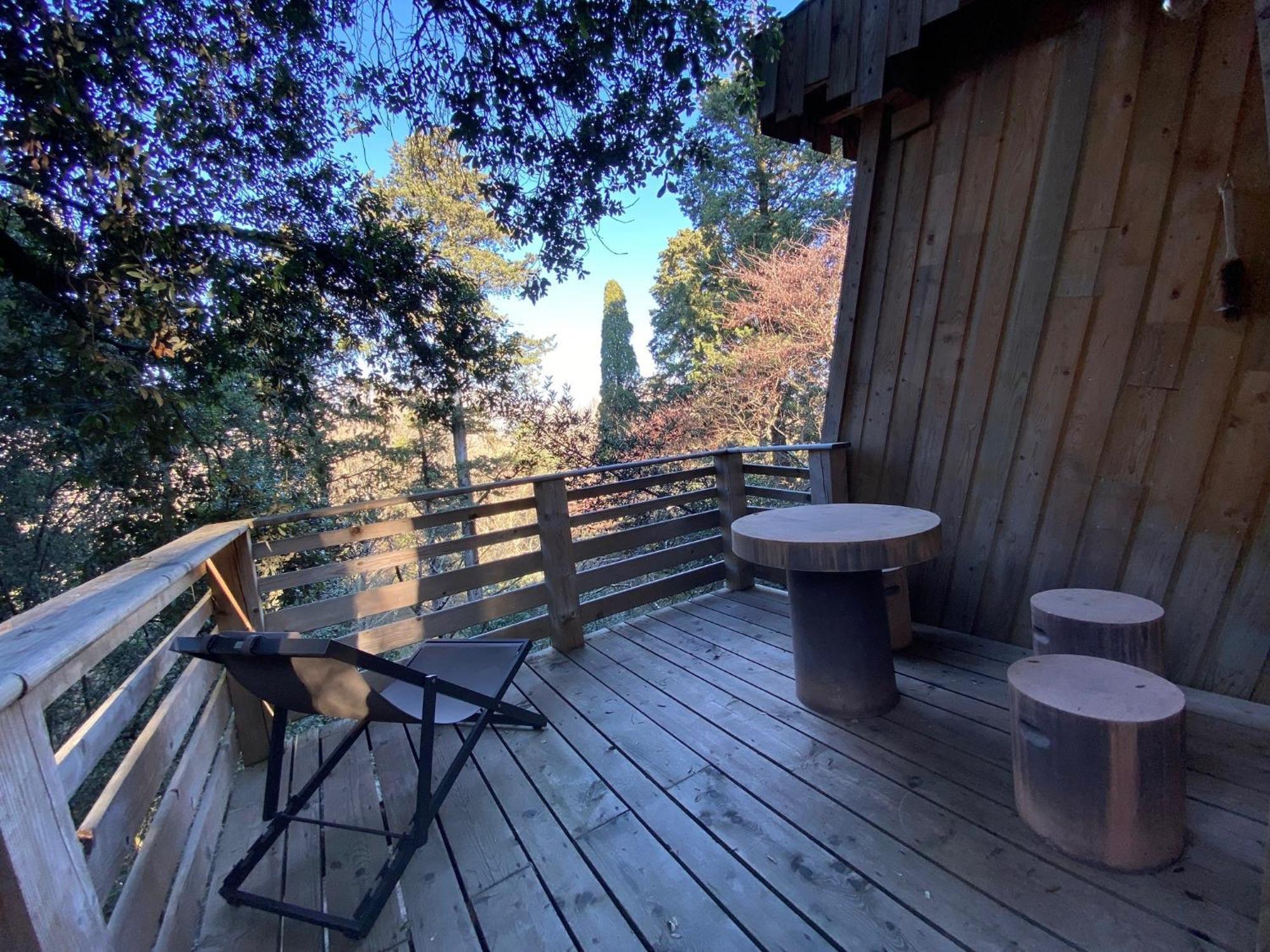 Les Cabanes Dans Les Bois Logis Hotel Villedubert Екстериор снимка