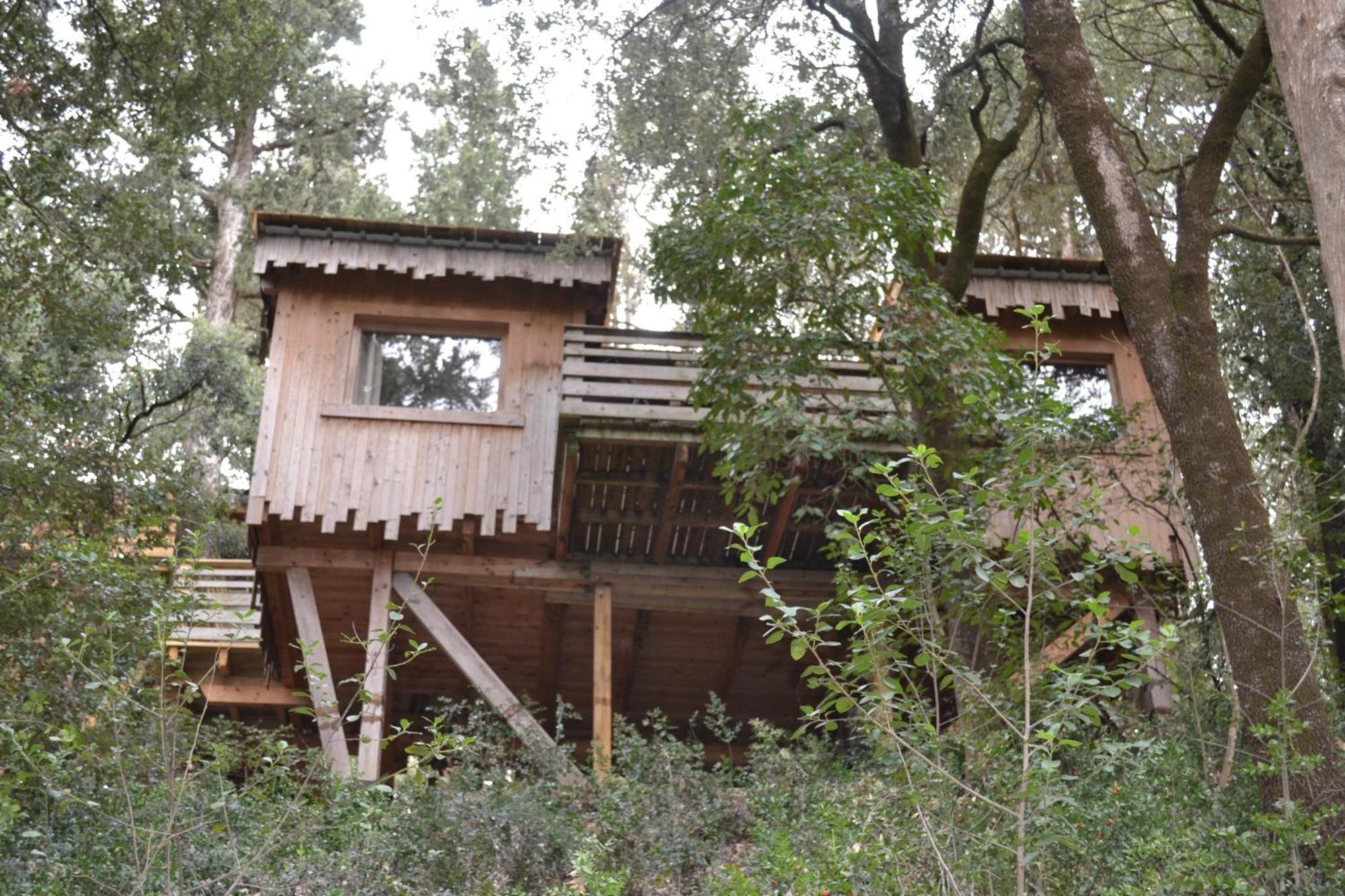 Les Cabanes Dans Les Bois Logis Hotel Villedubert Екстериор снимка