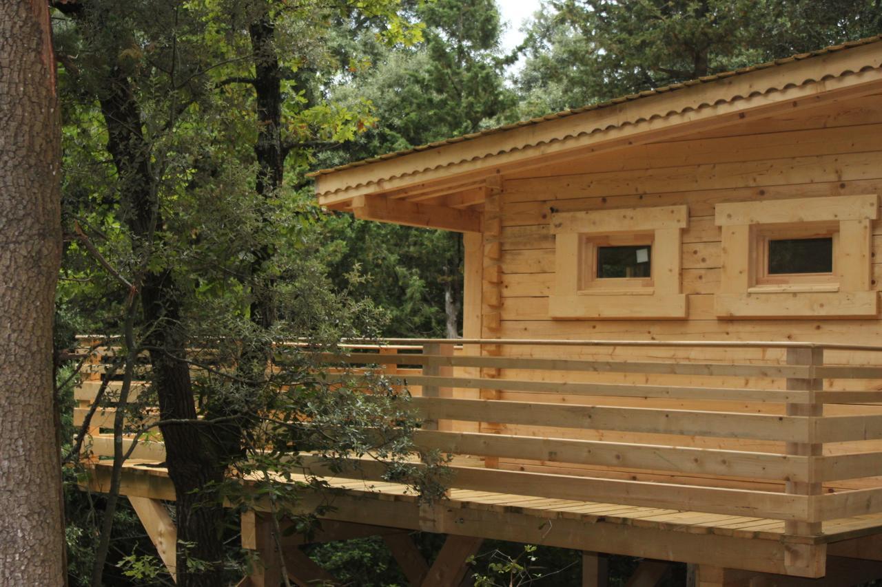 Les Cabanes Dans Les Bois Logis Hotel Villedubert Екстериор снимка