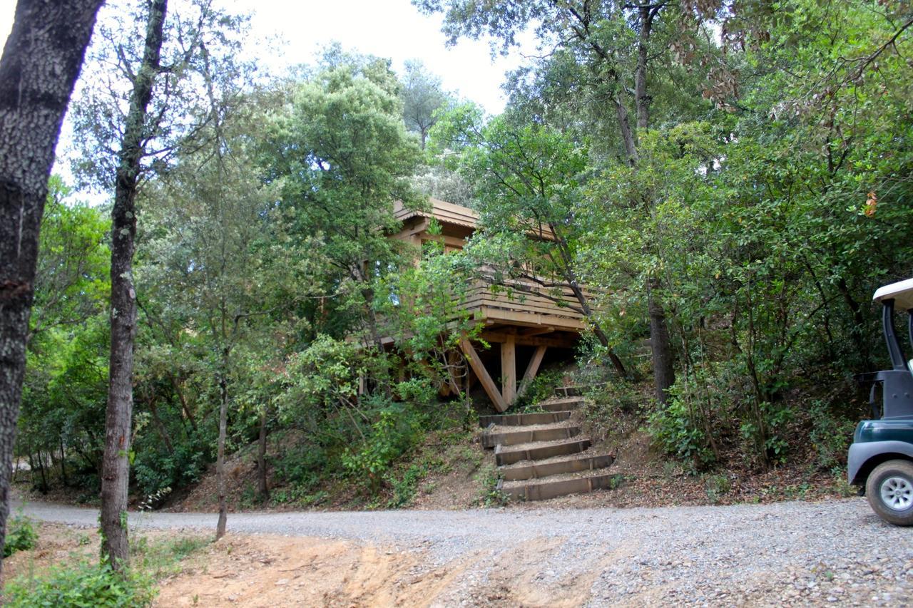 Les Cabanes Dans Les Bois Logis Hotel Villedubert Екстериор снимка