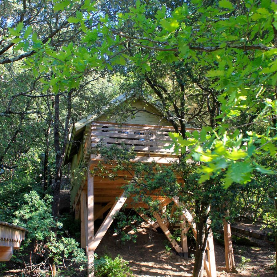 Les Cabanes Dans Les Bois Logis Hotel Villedubert Стая снимка