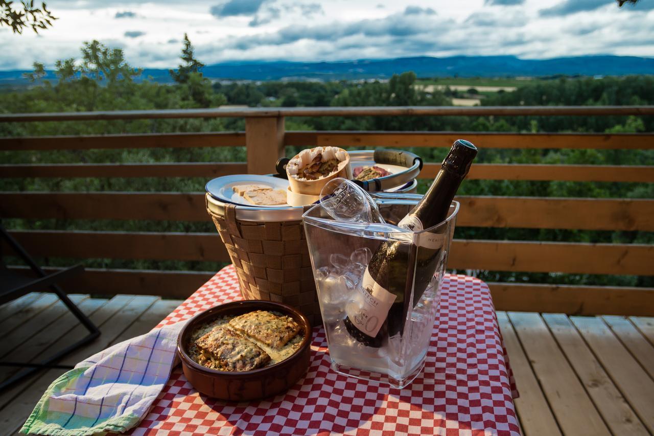 Les Cabanes Dans Les Bois Logis Hotel Villedubert Екстериор снимка