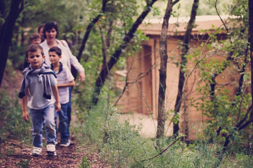 Les Cabanes Dans Les Bois Logis Hotel Villedubert Екстериор снимка